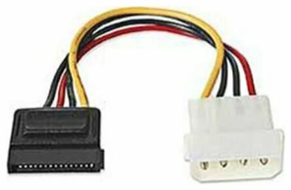 4-Pin Molex male - 15-Pin Sata female Cable 0.5m (CC-SATA-PS) Cablexpert