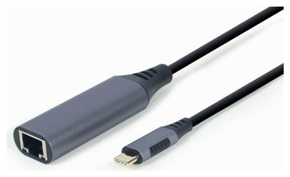 A-USB3C-LAN-01 USB-C Αντάπτορας Δικτύου για Ενσύρματη σύνδεση Gigabit Ethernet Cablexpert