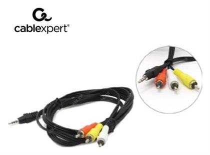 Cable 3.5mm male - Component male 2m (CCA-4P2R-2M) Cablexpert