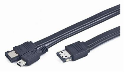 eSATA - eSATA Cable 1m Μαύρο (CC-ESATAP-ESATA-USB5P-1M) Cablexpert