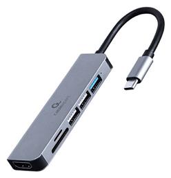 USB-C Docking Station με HDMI 4K (A-CM-COMBO6-02) Cablexpert