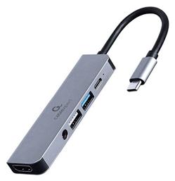 USB-C Docking Station με HDMI 4K PD (A-CM-COMBO5-02) Cablexpert