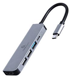 USB-C Docking Station με HDMI 4K PD (A-CM-COMBO5-03) Cablexpert