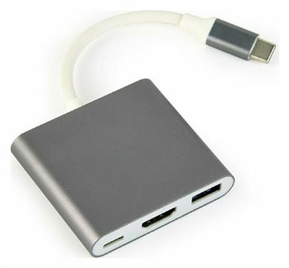 USB-C Docking Station με HDMI 4K PD (A-CM-HDMIF-02-SG) Cablexpert