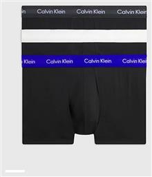 Ανδρικά Μποξεράκια 3Pack Μαύρο/Μπλε-Μώβ/Μπεζ Calvin Klein