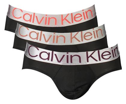Ανδρικά Σλιπ Μαύρα Μονόχρωμα 3Pack Calvin Klein