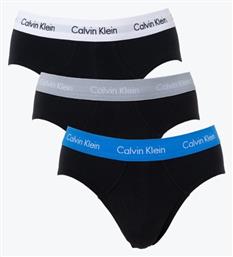 Ανδρικά Σλιπ Μαύρα Μονόχρωμα 3Pack Calvin Klein