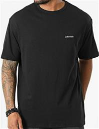 Ανδρική Φανέλα Κοντομάνικη σε Μαύρο Χρώμα Calvin Klein