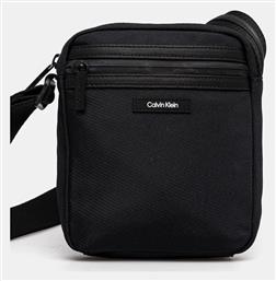 Ανδρική Τσάντα Ώμου / Χιαστί Μαύρη Calvin Klein
