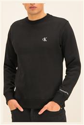Ανδρικό Φούτερ Fleece Μαύρο Calvin Klein