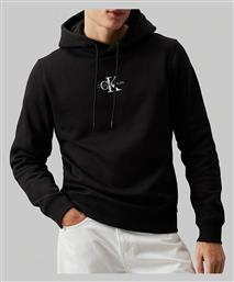 Ανδρικό Φούτερ με Κουκούλα Black Calvin Klein