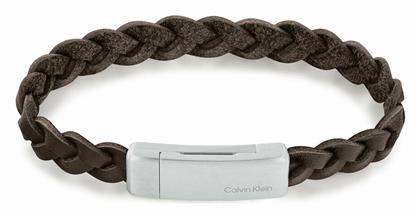 Ανδρικό Βραχιόλι από Δέρμα Calvin Klein