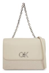 Γυναικεία Τσάντα Ώμου Μπεζ Calvin Klein