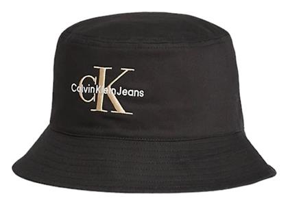 Υφασμάτινo Ανδρικό Καπέλο Στυλ Bucket Μαύρο Calvin Klein