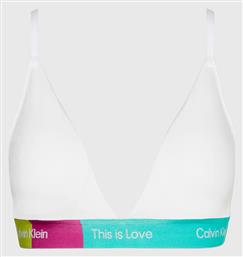 Λευκό Γυναικείο Bralette Σουτιέν Calvin Klein