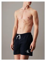 Medium Drawstring Ανδρικό Μαγιό Σορτς Μπλε Σκούρο Camo Calvin Klein