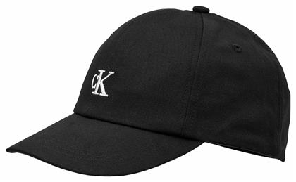 Παιδικό Καπέλο Jockey Υφασμάτινο Μαύρο Calvin Klein
