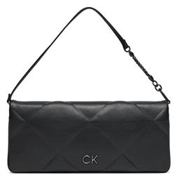 Re-lock Quilt Γυναικεία Τσάντα Χειρός Μαύρη Calvin Klein