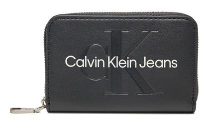 Sculpted Μικρό Γυναικείο Πορτοφόλι με RFID Μαύρο Calvin Klein
