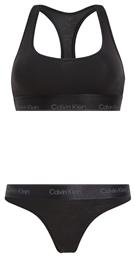 Σετ Εσωρούχων Μπουστάκι με String Μαυρο Calvin Klein