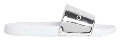 Slides σε Ασημί Χρώμα Calvin Klein