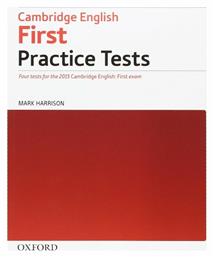 Cambridge English First Practice Tests Student 's Book N/e - Oxford University Press