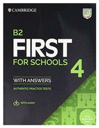 Cambridge Fce First for Schools 4 Self Study (student S Book With Answers +& Audio) - Cambridge University