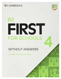 Cambridge Fce First for Schools 4 Student S Book - Cambridge University