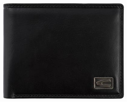 Japan Δερμάτινο Ανδρικό Πορτοφόλι με RFID Μαύρο Camel Active