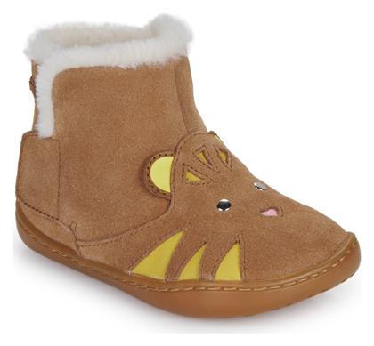 Βρεφικά Παντοφλάκια Αγκαλιάς Καφέ Camper