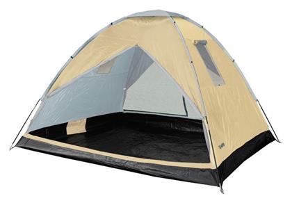 110-1155 Rio Καλοκαιρινή Σκηνή Camping Igloo Μπεζ για 3 Άτομα 150x205x105εκ. Campus