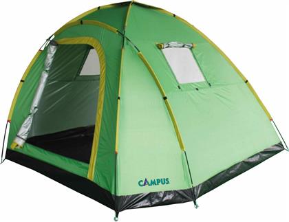 Caledonia Καλοκαιρινή Σκηνή Camping Igloo Πράσινη για 5 Άτομα 240x280x175εκ. Campus