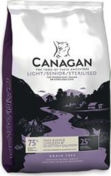 Canagan Light Senior Sterilised Ξηρά Τροφή για Ηλικιωμένες Στειρωμένες Γάτες με Λαχανικά 1.5kg από το Petshop4u