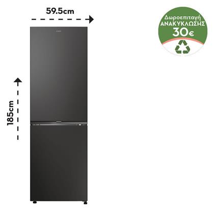 Ψυγειοκαταψύκτης Total NoFrost Γκρι CNCQ2T618EΒ Candy