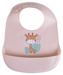 Rooibos Αδιάβροχη Σαλιάρα Σιλικόνης με Κουμπί & Τσέπη για 4 m+ Cangaroo