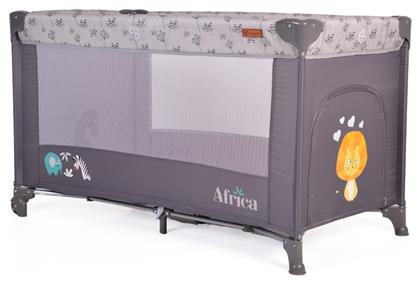 Africa Παρκοκρέβατο Γκρι 125x65cm Cangaroo