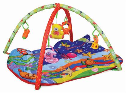 Γυμναστήριο Δραστηριοτήτων Like με Μουσική Πολύχρωμο για Νεογέννητα (MxΠxΥ) 80x60x43cm Cangaroo