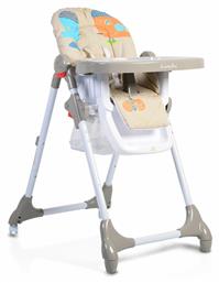 Kimchi Αναδιπλούμενο Καρεκλάκι Φαγητού με Μεταλλικό Σκελετό & Ύφασμάτινο Κάθισμα Khaki Cangaroo