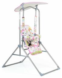 Κούνια Σετ με Βάση με Προστατευτικό και Ζώνη Ασφαλείας Μεταλλική Funny 65x65εκ. για 6+ Μηνών Cangaroo