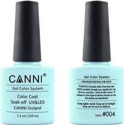 Canni Nail Art Color Coat 004 Cyan Light από το HairwayBeauty