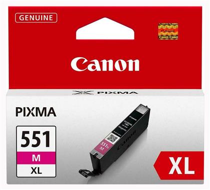 CLI-551XL Μελάνι Εκτυπωτή InkJet Ματζέντα (6445B001) Canon