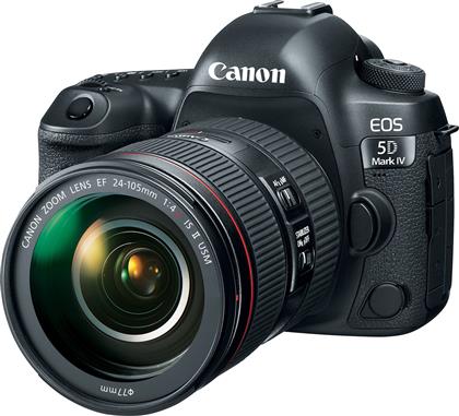 Canon DSLR Φωτογραφική Μηχανή EOS 5D Mark IV Full Frame Kit (EF 24-105mm F4L IS II USM) Black από το Kotsovolos