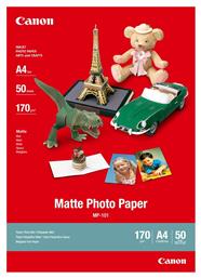 MP-101 Φωτογραφικό Χαρτί Matte A4 (21x30) 170gr/m² για Εκτυπωτές Inkjet 50 Φύλλα Canon