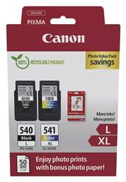Pg-540 L Cl-541 Xl Γνήσιο Photo Value Pack με 1 Μελάνι InkJet Canon