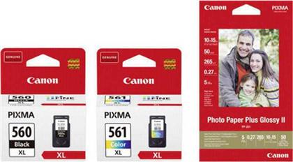 Canon PG-560XL/CL-561XL Photo Value Pack με 2 Μελάνια Εκτυπωτή InkJet Μαύρο / Πολλαπλό (Color) (3712C004) από το e-shop