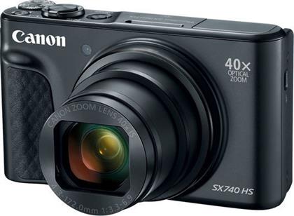 Canon PowerShot SX740 HS Compact Φωτογραφική Μηχανή 20.3MP Οπτικού Ζουμ 40x με Οθόνη 3'' και Ανάλυση Video Full HD (1080p) Μαύρη από το e-shop