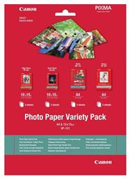 VP-101 Φωτογραφικό Χαρτί Variety Pack A4 (21x30) για Εκτυπωτές Inkjet 20 Φύλλα Canon