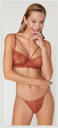 Δαντελένιο Σετ Εσωρούχων Bralette με Brazil Πορτοκαλί Cansoy