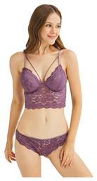 Δαντελένιο Σετ Εσωρούχων Bralette με Brazil Vizon Angelic Cansoy