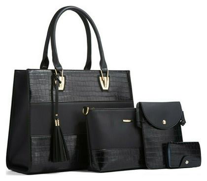 317 Γυναικείες Τσάντες Σετ 'Ωμου σε Μαύρο χρώμα Cardinal